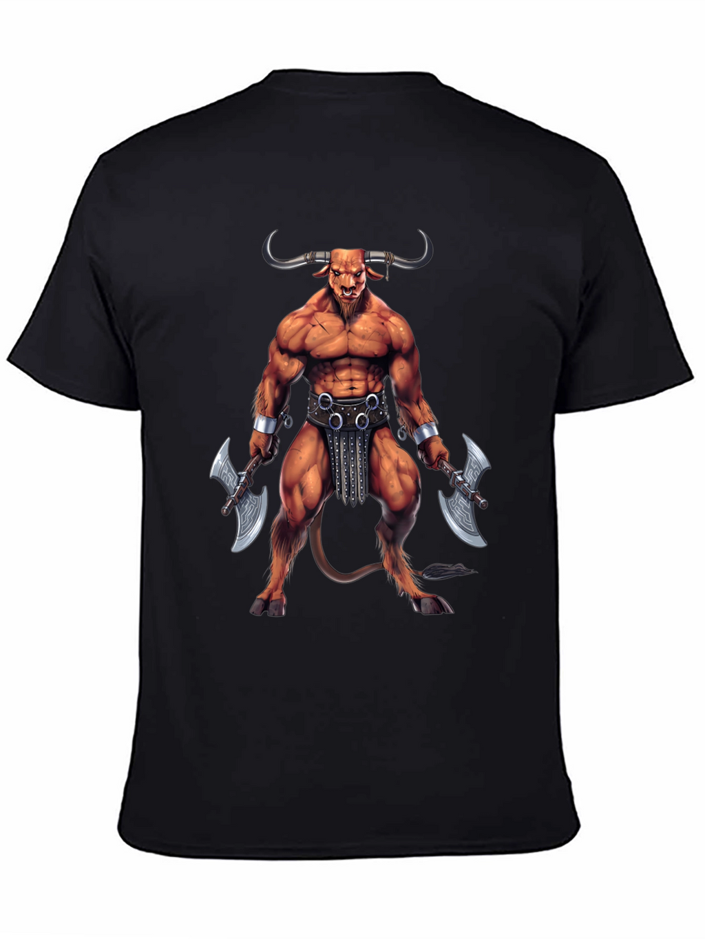 Minotaur Graphic Tee - Fantasy Myth T-Shirt