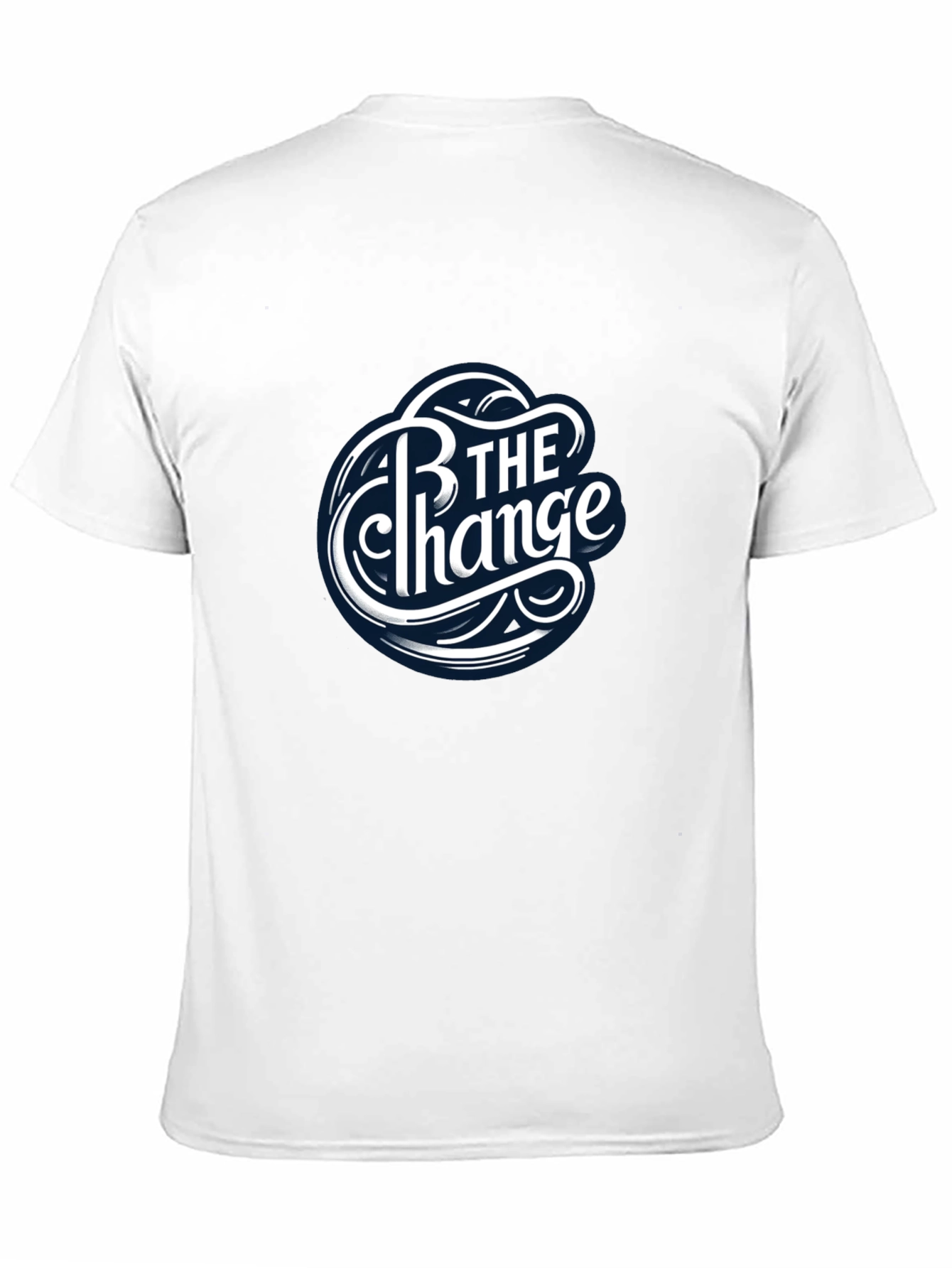 Be The Change Black Graphic T-Shirt
