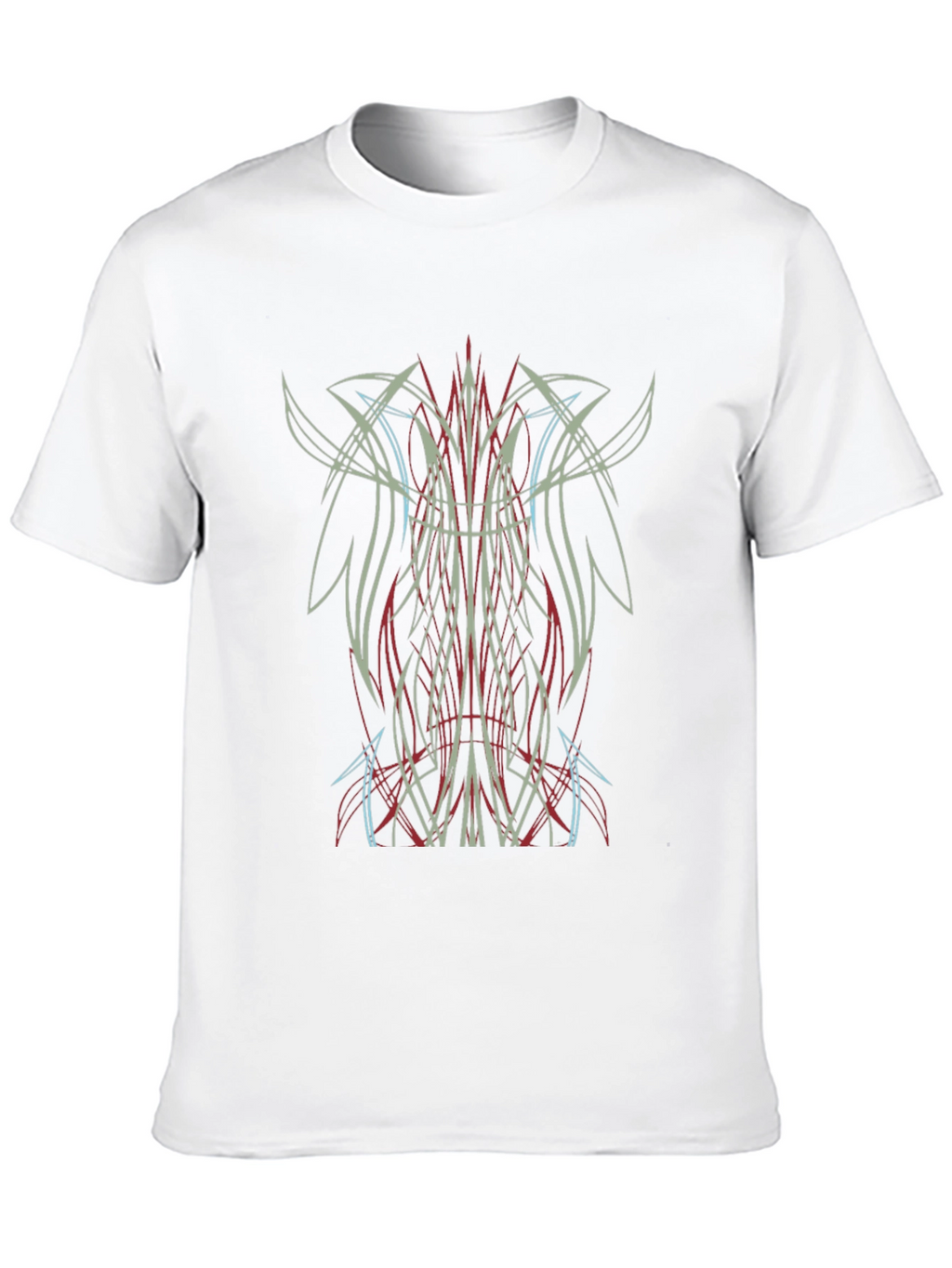 Cool Pinstripe Graphic Tee - Black