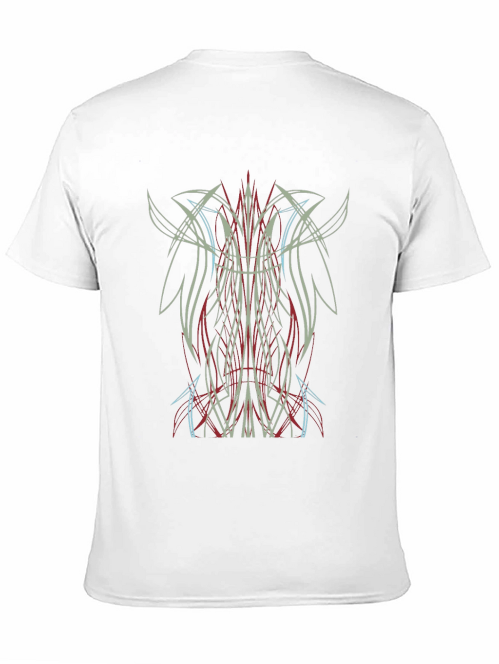 Cool Pinstripe Graphic Tee - Black