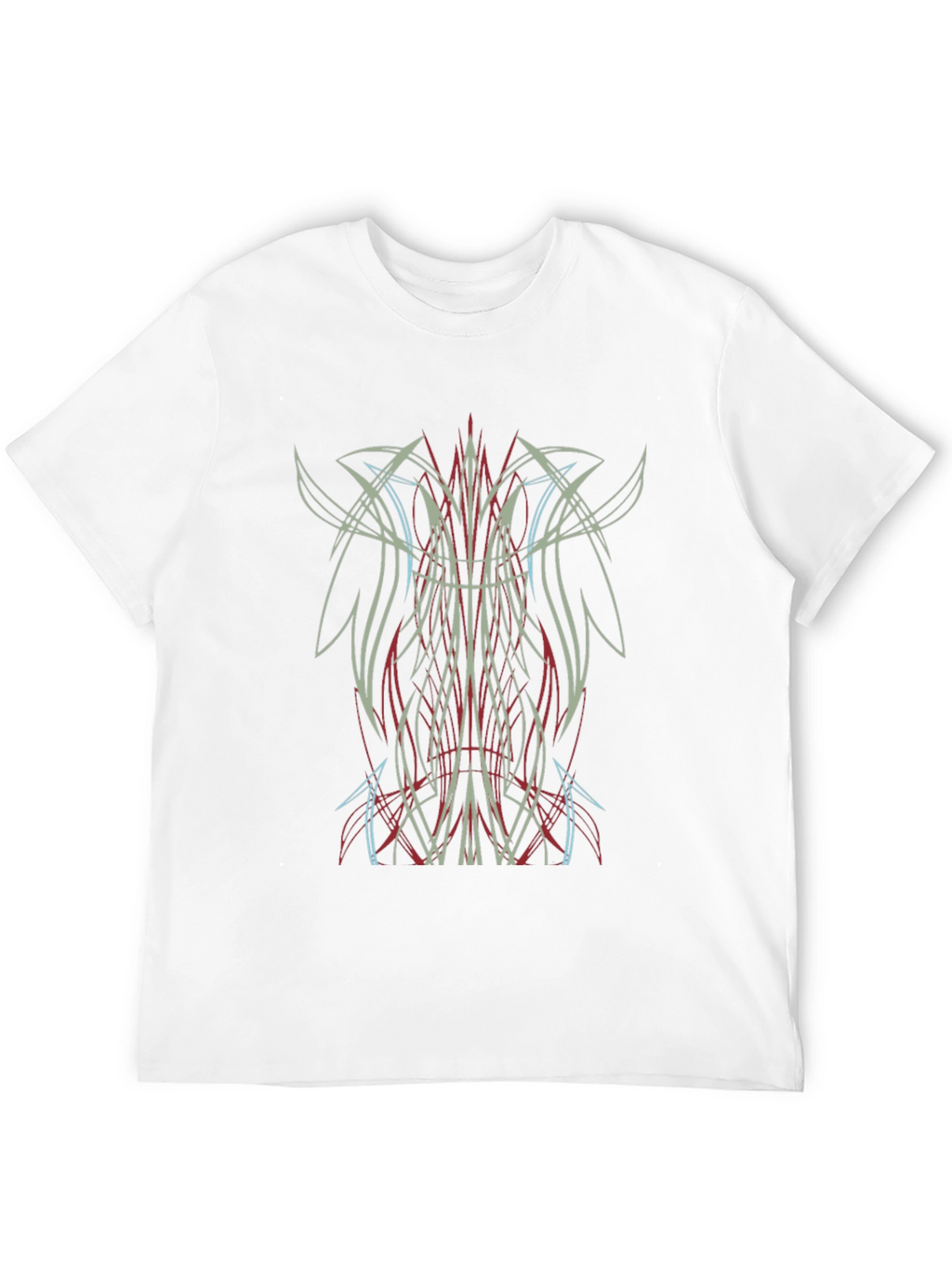Cool Pinstripe Graphic Tee - Black