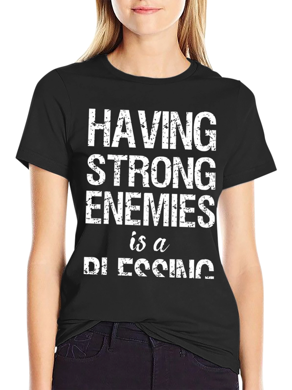Strong Enemies Blessing Graphic T-Shirt