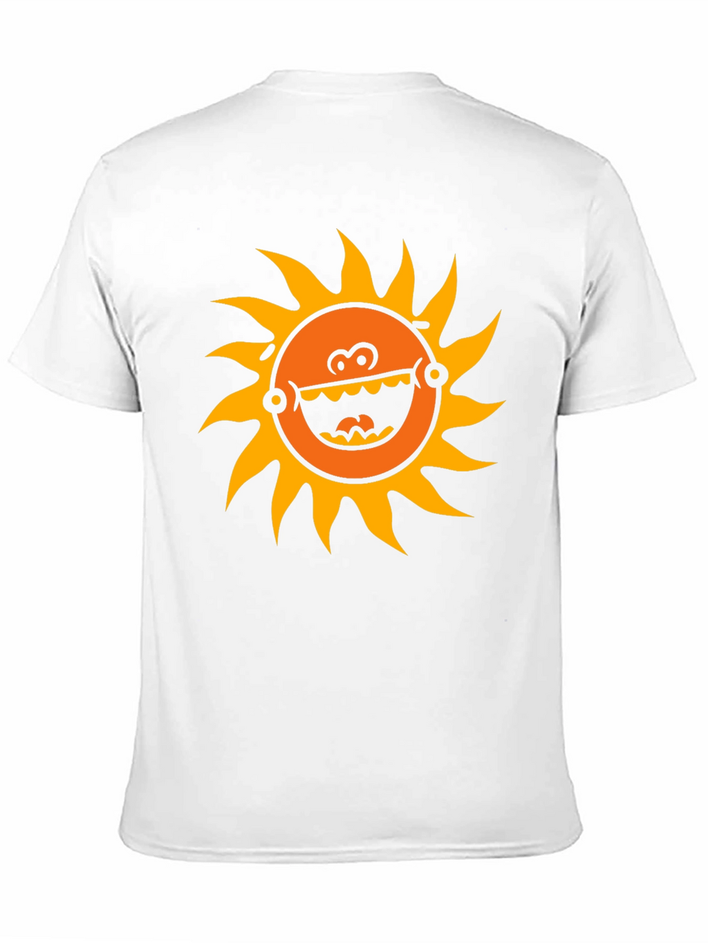 Funny Sun Graphic Black T-Shirt