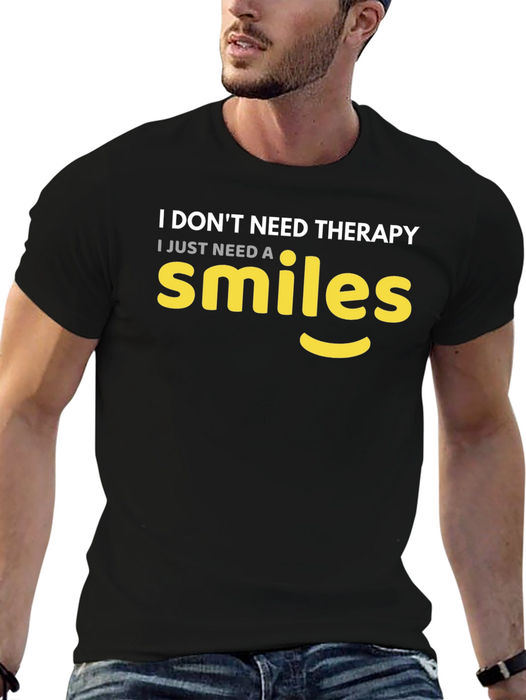 Smiles Therapy T-Shirt - Comfy Cotton Tee