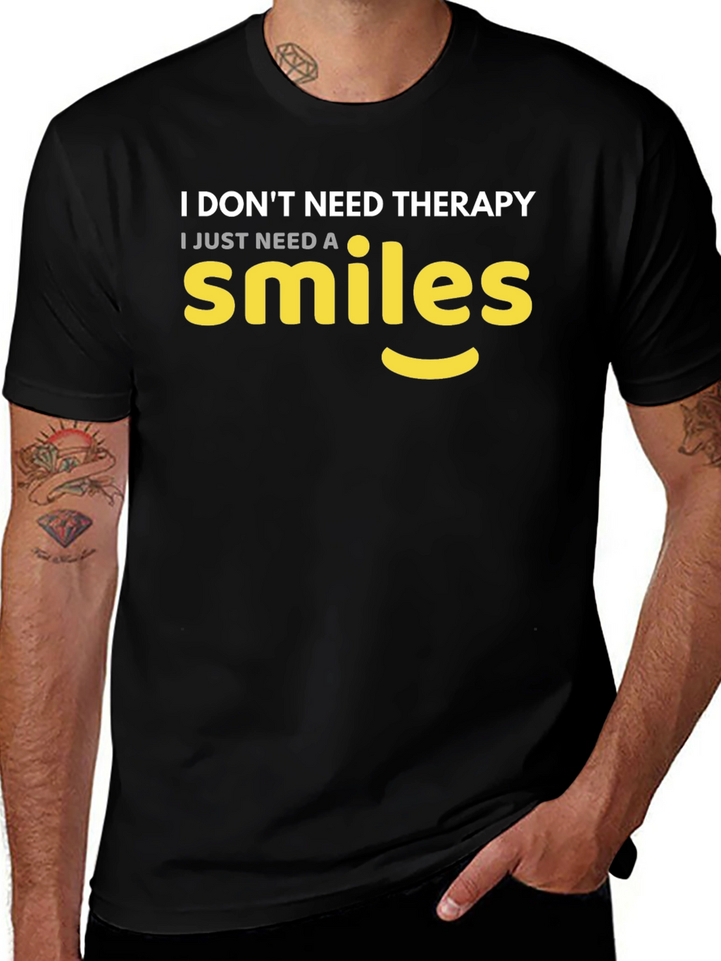 Smiles Therapy T-Shirt - Comfy Cotton Tee