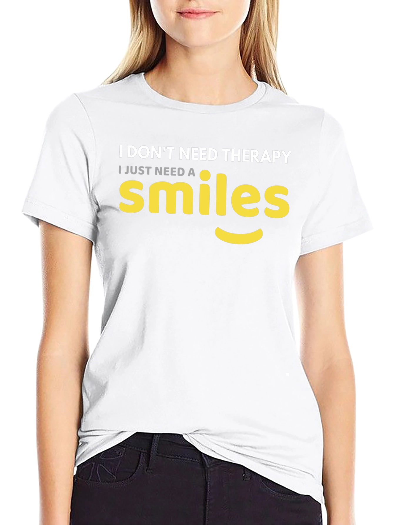 Smiles Therapy T-Shirt - Comfy Cotton Tee