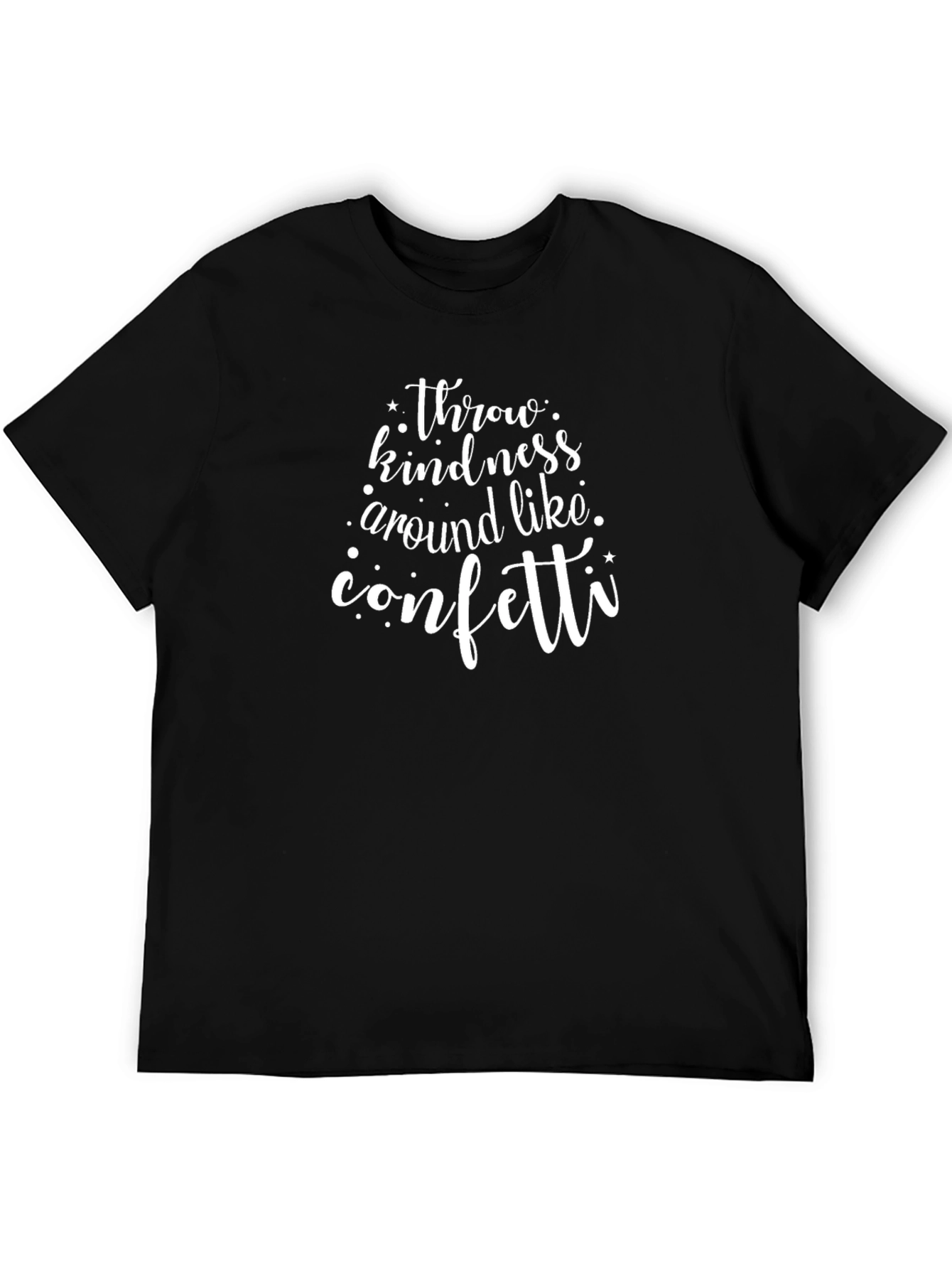 Kindness Confetti Graphic Tee - Black