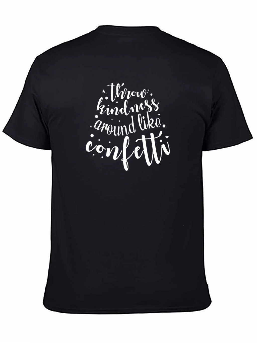 Kindness Confetti Graphic Tee - Black