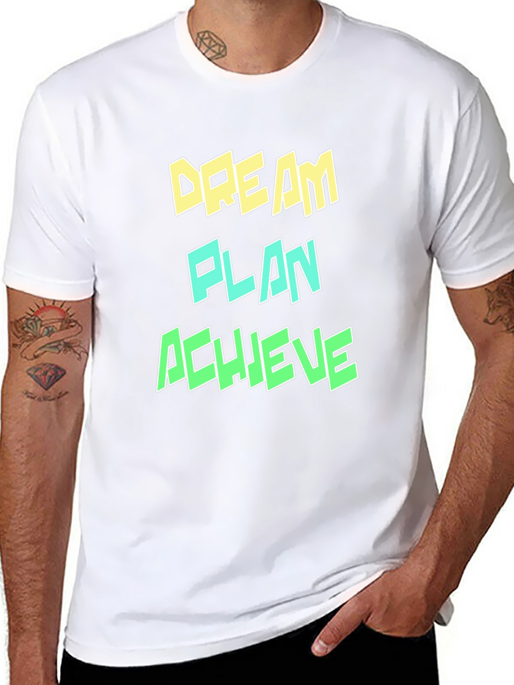 Dream Plan Achieve Graphic T-Shirt