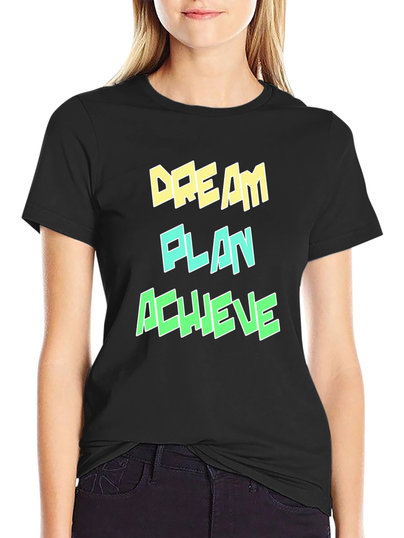 Dream Plan Achieve Graphic T-Shirt