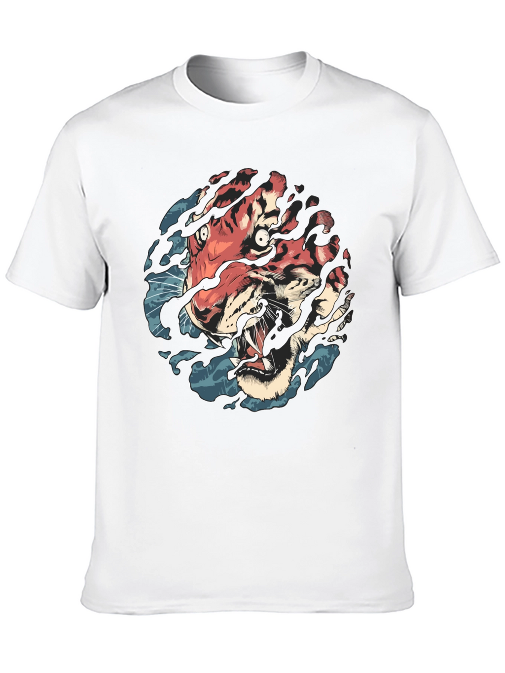Tiger Graphic Black T-Shirt