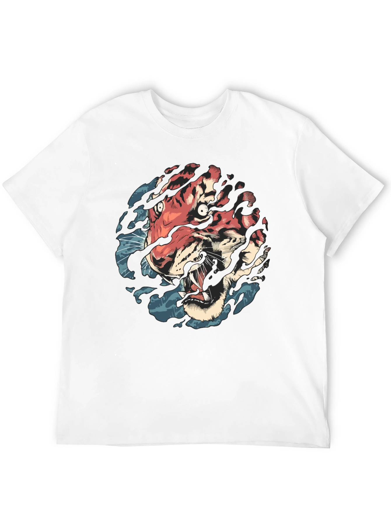 Tiger Graphic Black T-Shirt