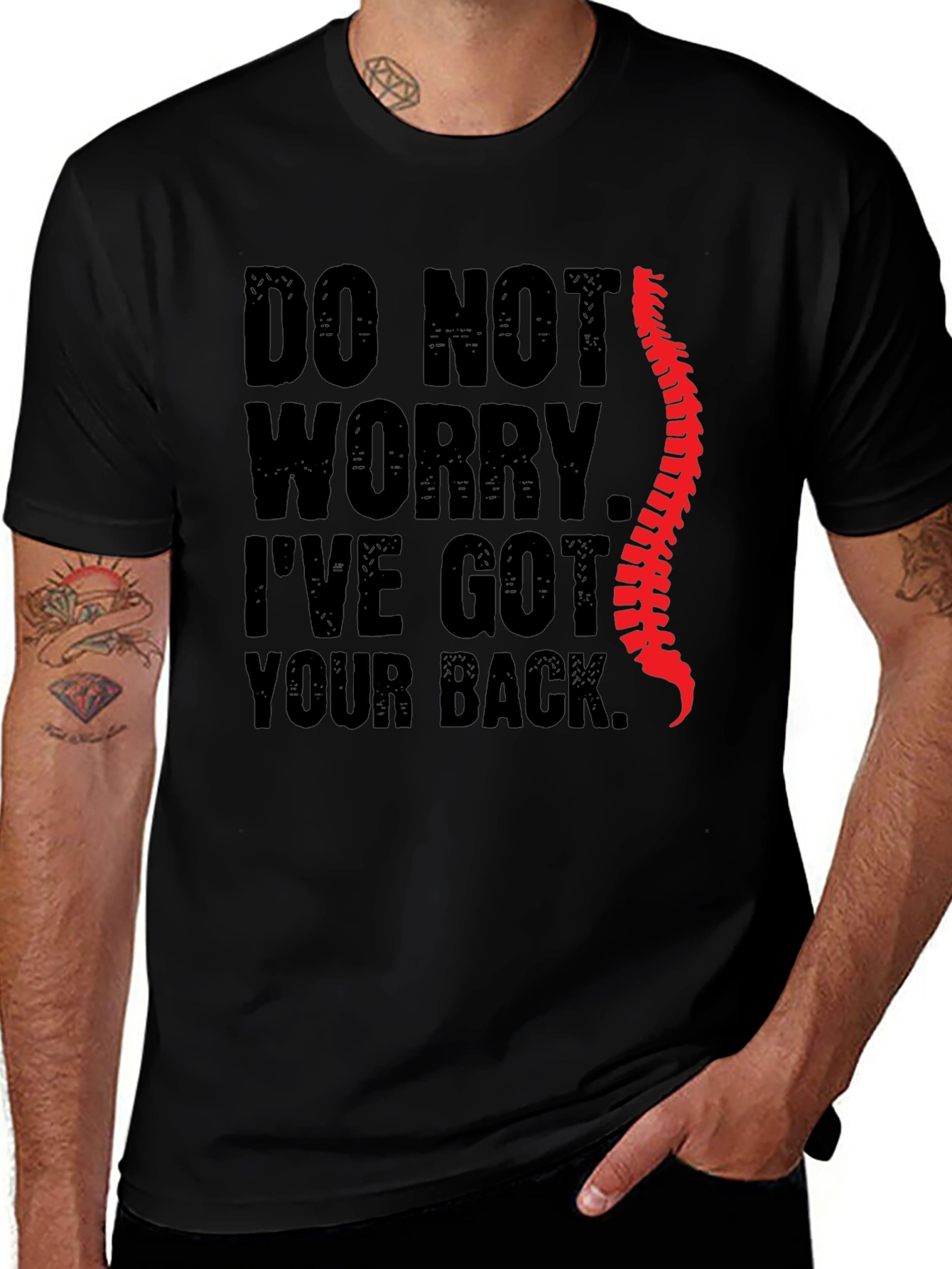 Funny Chiropractic T-Shirt - Ive Got Your Back!