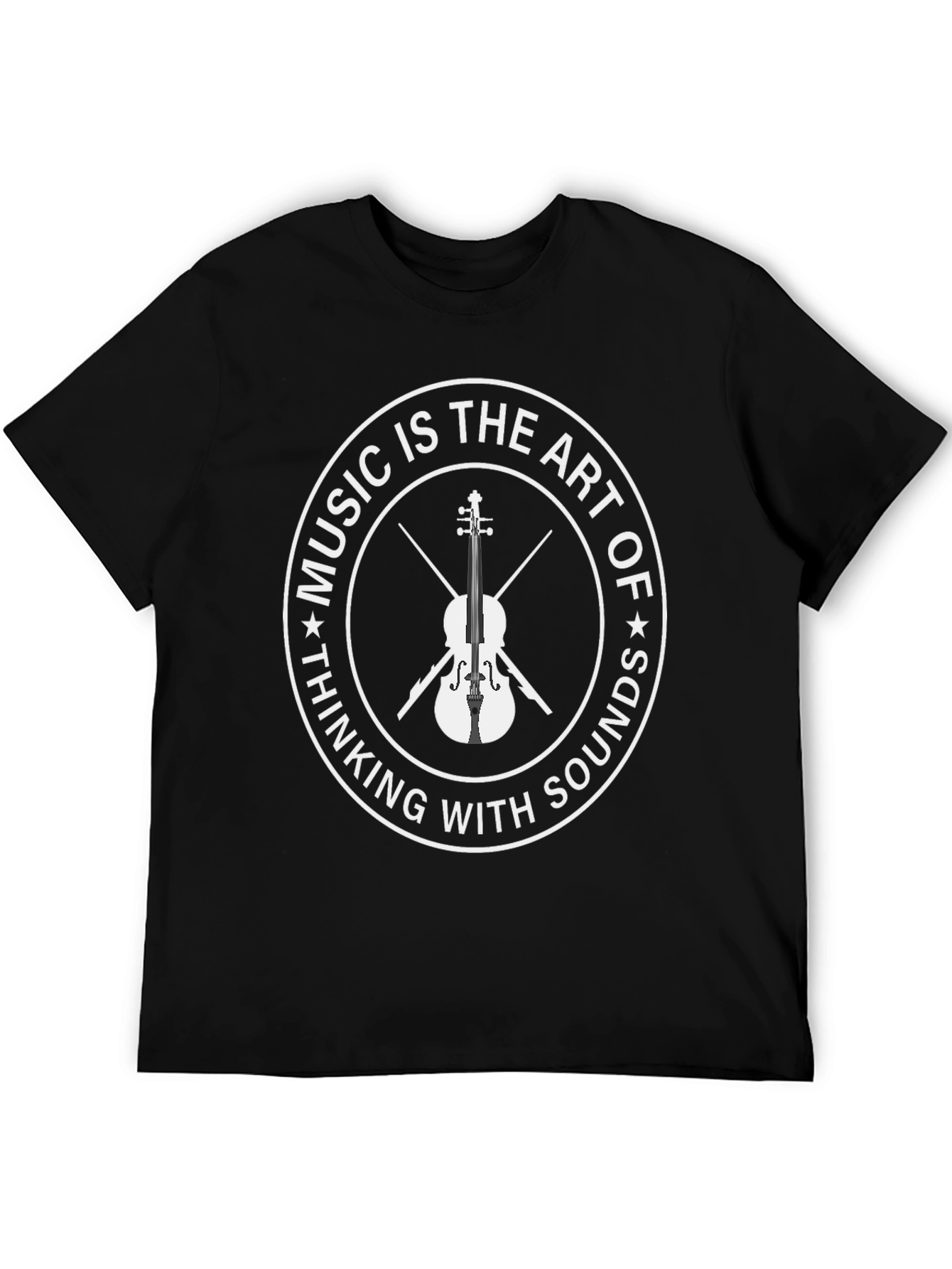Music is the Art T-Shirt - Musical Instrument Design