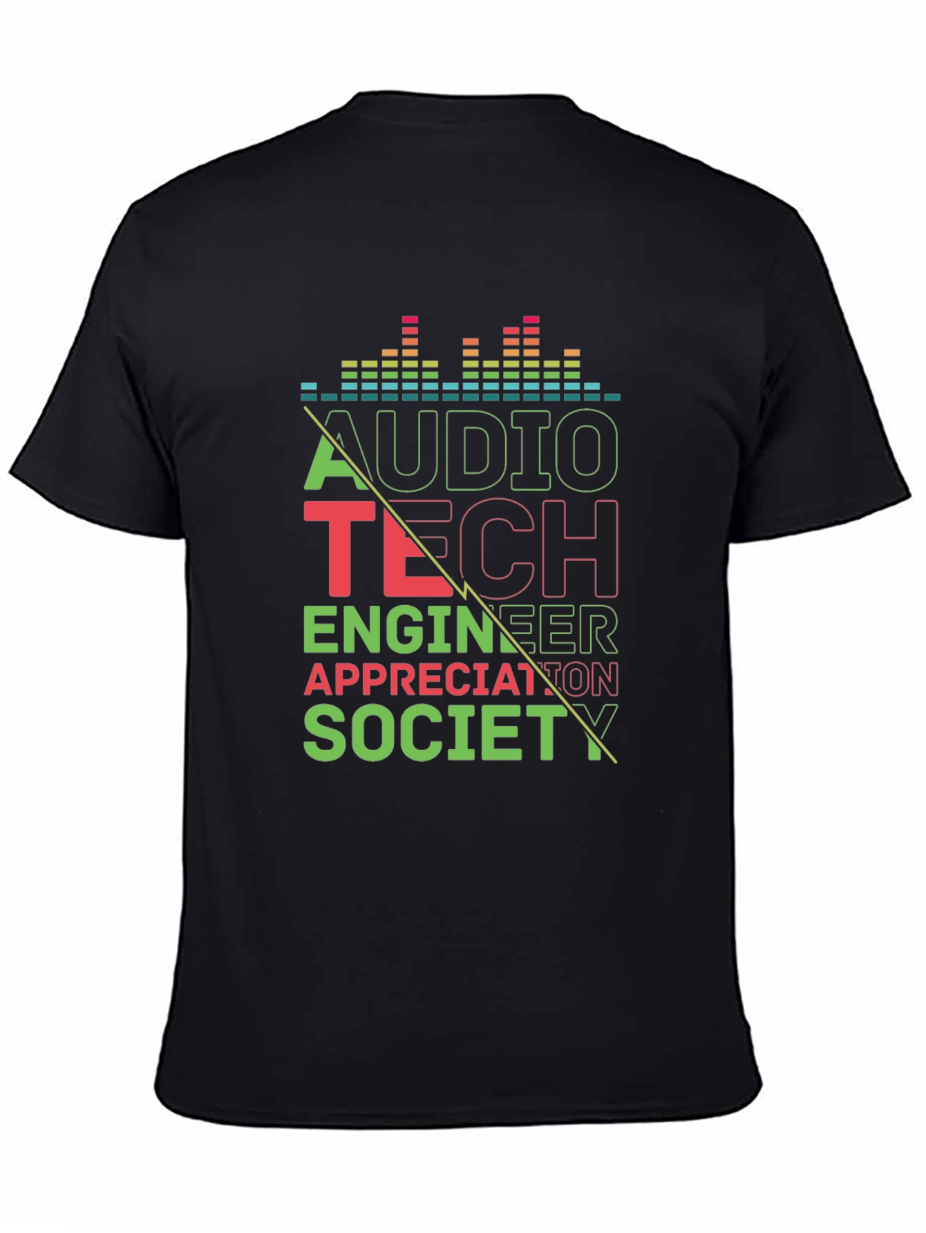 Audio Tech Engineer Appreciation Society Black T-Shirt