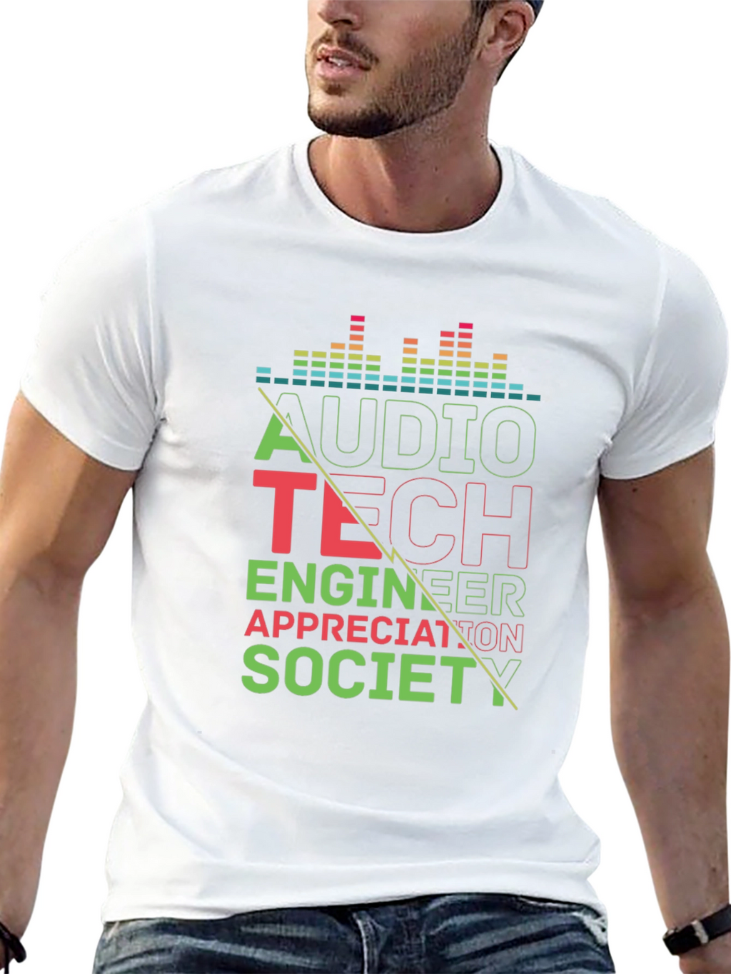 Audio Tech Engineer Appreciation Society Black T-Shirt