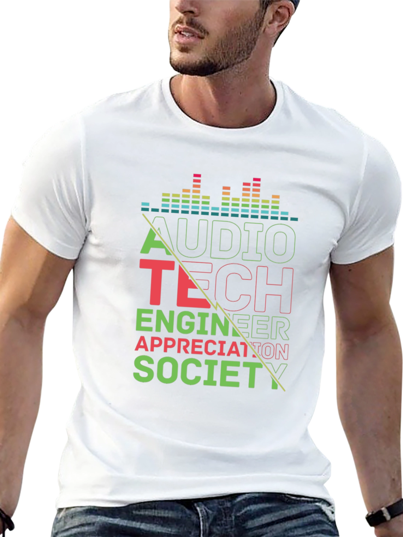 Audio Tech Engineer Appreciation Society Black T-Shirt