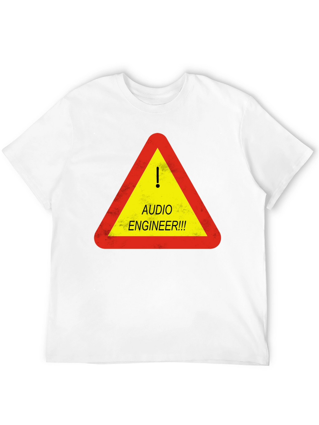 Audio Engineer Warning T-Shirt - Black