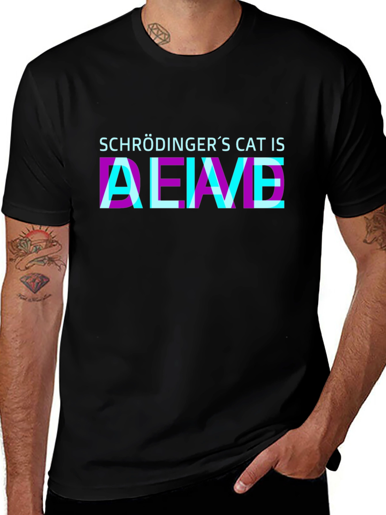 Schrödingers Cat Is Alive T-Shirt