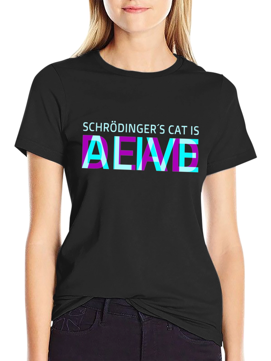 Schrödingers Cat Is Alive T-Shirt