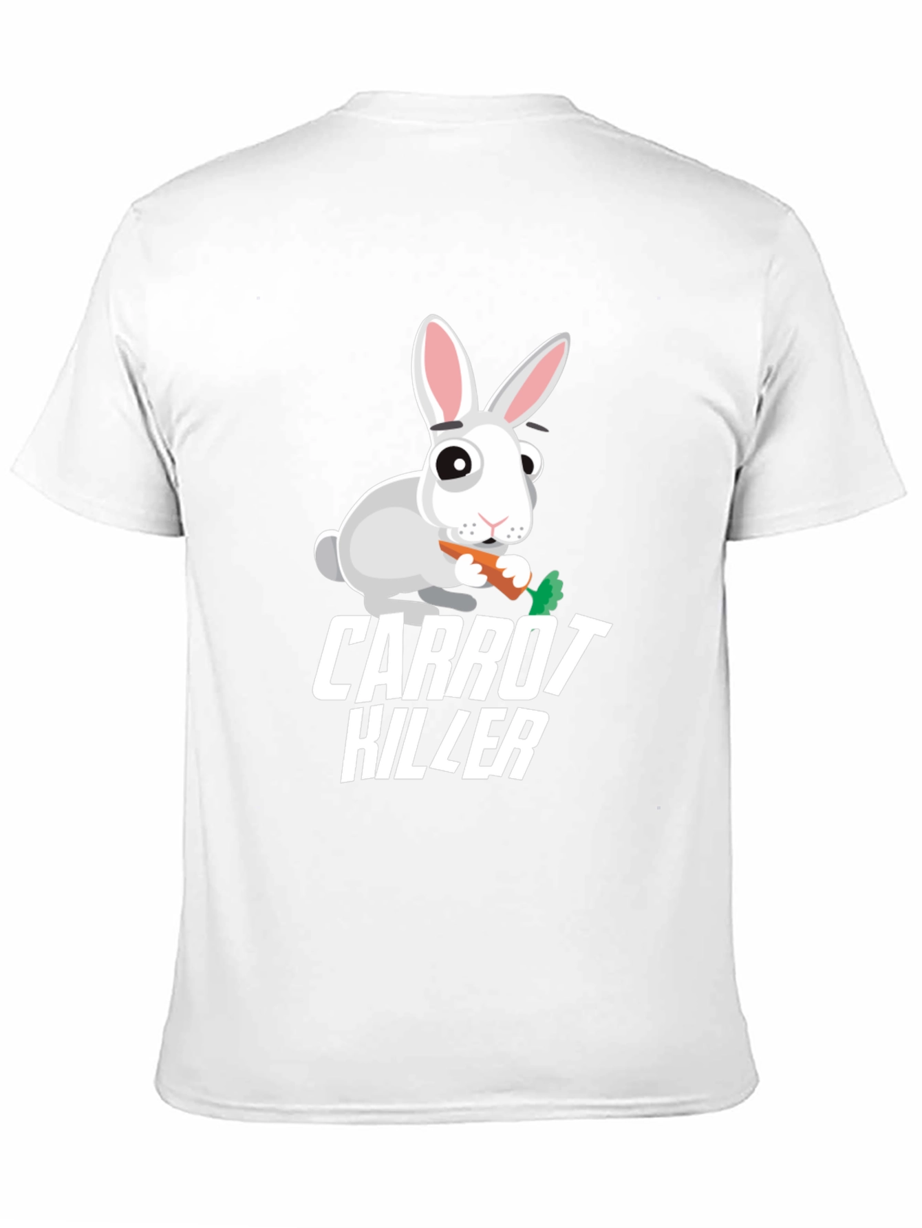 Carrot Killer Rabbit Graphic T-Shirt