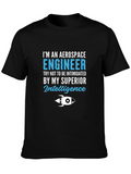 Aerospace Engineer Superior Intelligence T-Shirt