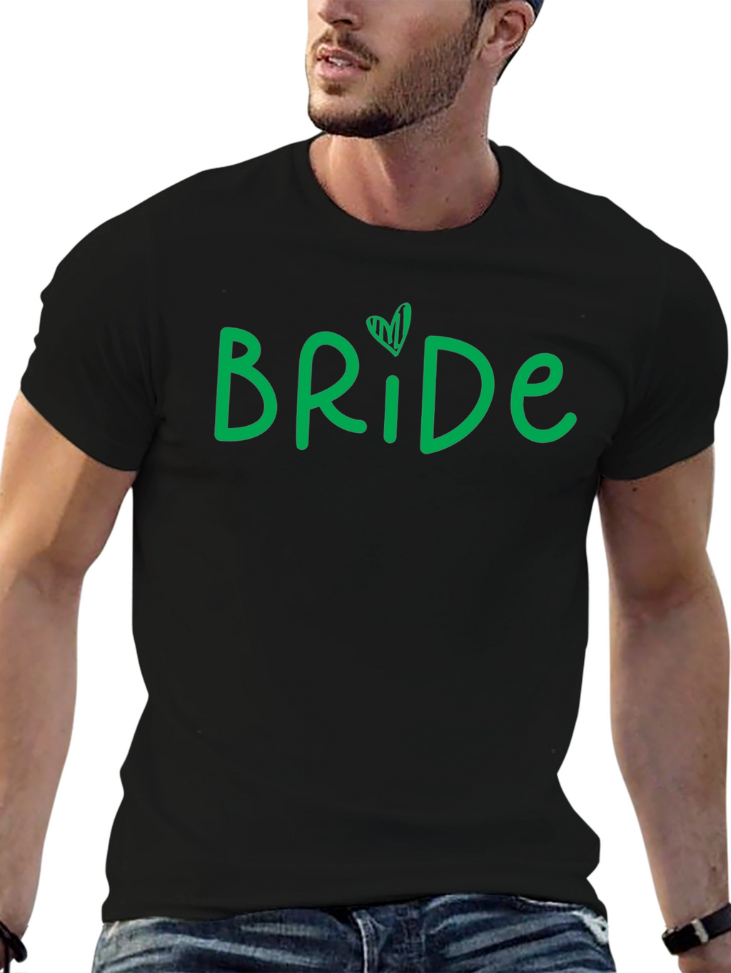 Bride Graphic T-Shirt - Black Crew Neck Tee