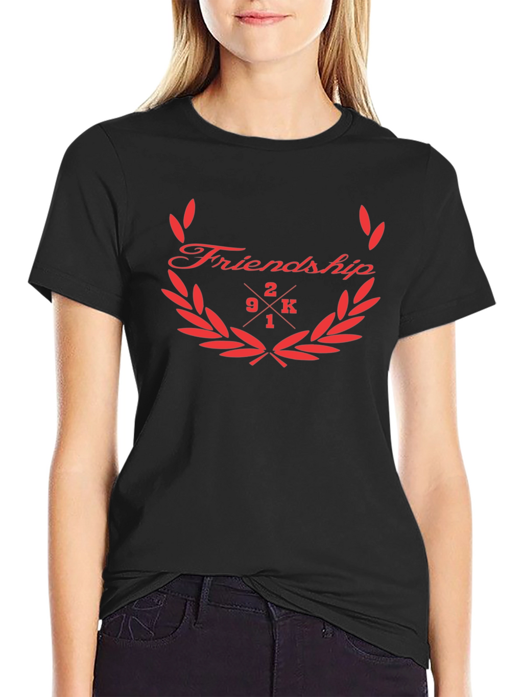 Friendship 2K1 Mens Black T-Shirt