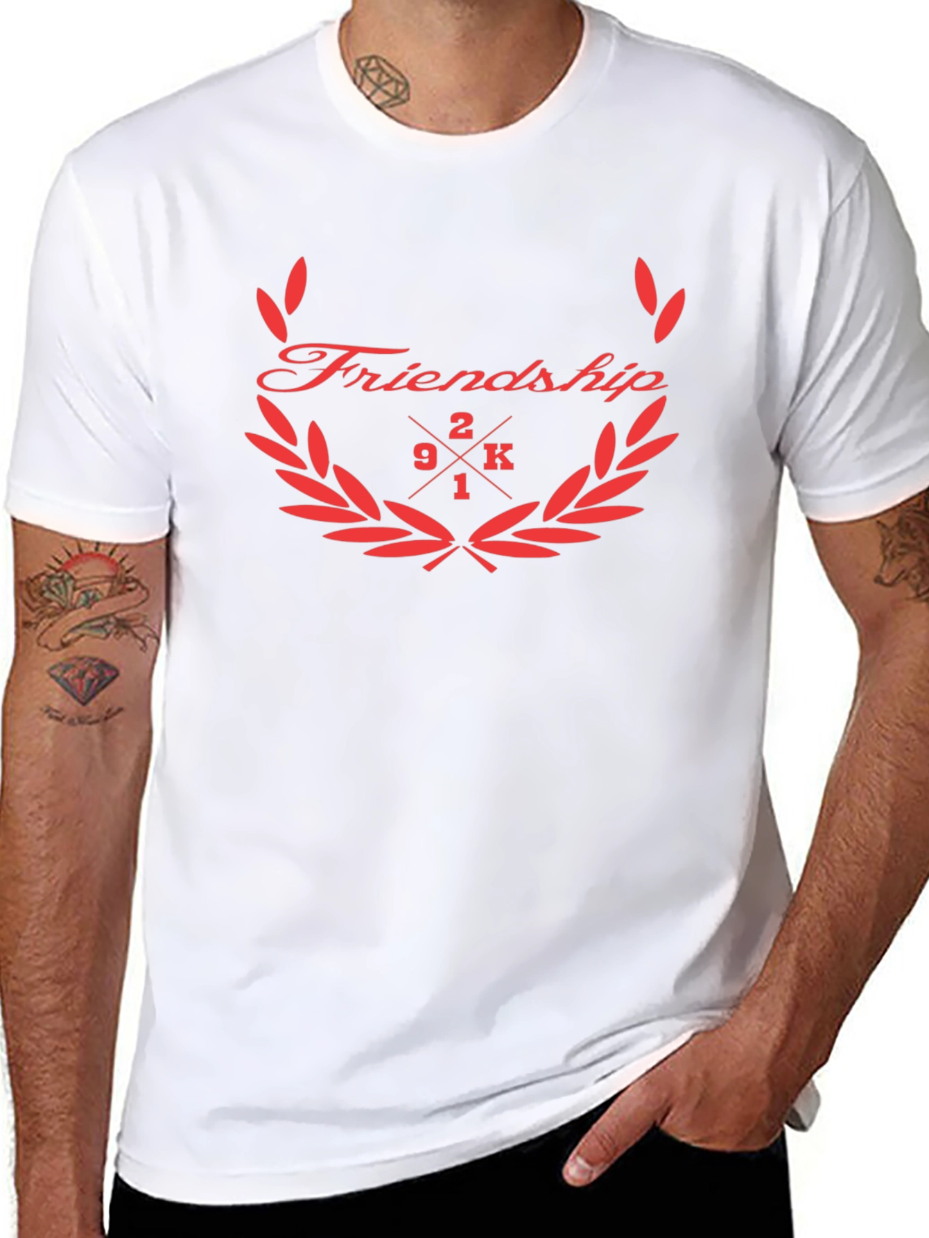 Friendship 2K1 Mens Black T-Shirt