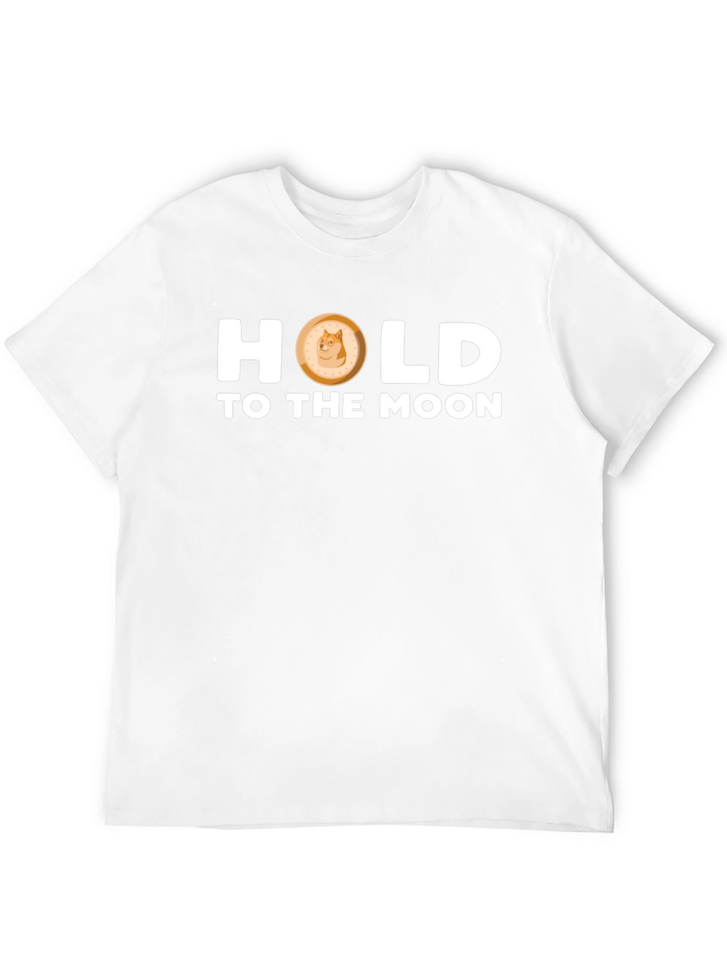 Dogecoin “Hold to the Moon” T-Shirt – Crypto Doge Graphic Tee