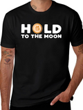 Dogecoin “Hold to the Moon” T-Shirt – Crypto Doge Graphic Tee