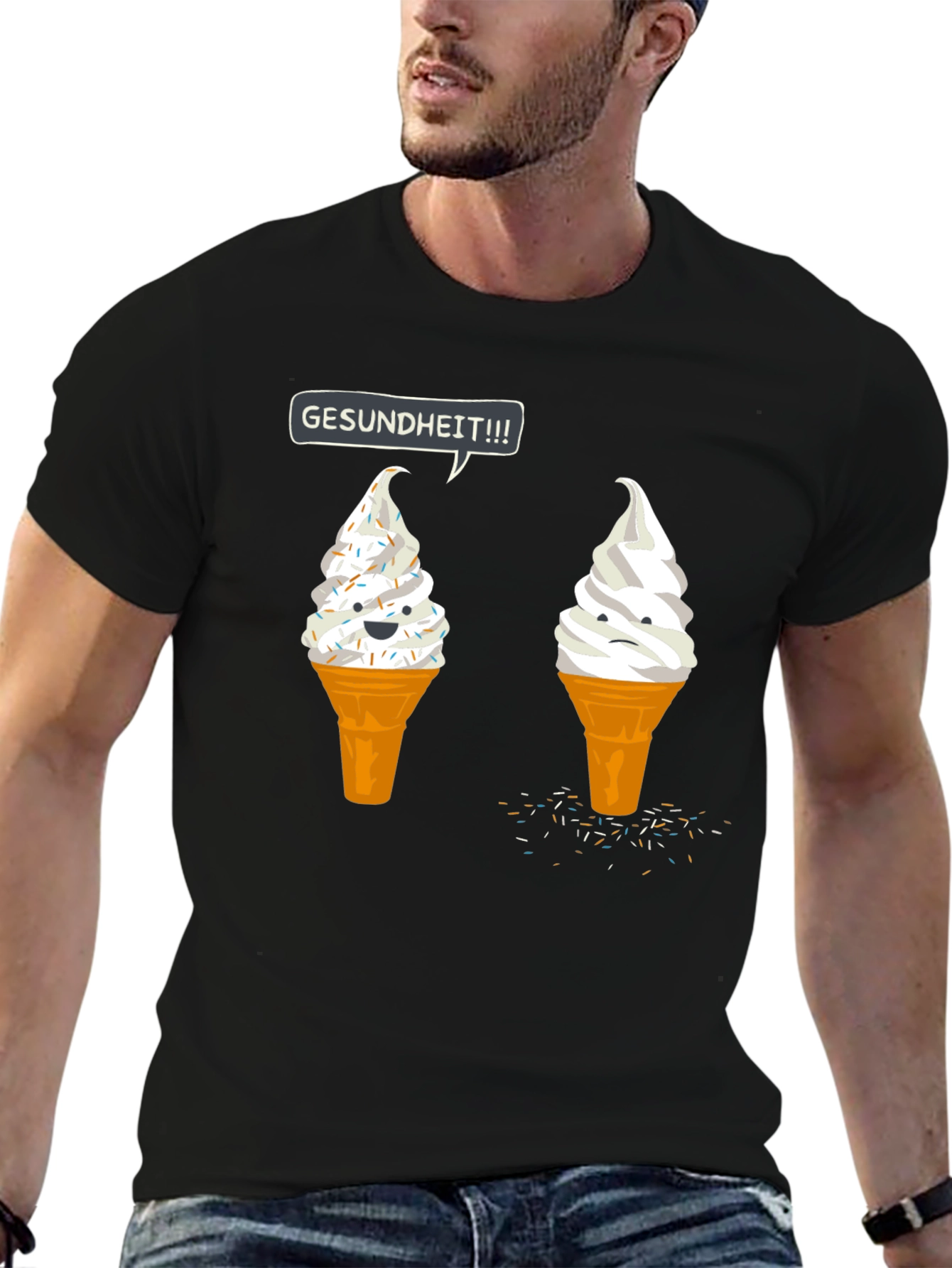 Gesundheit Ice Cream Graphic Tee