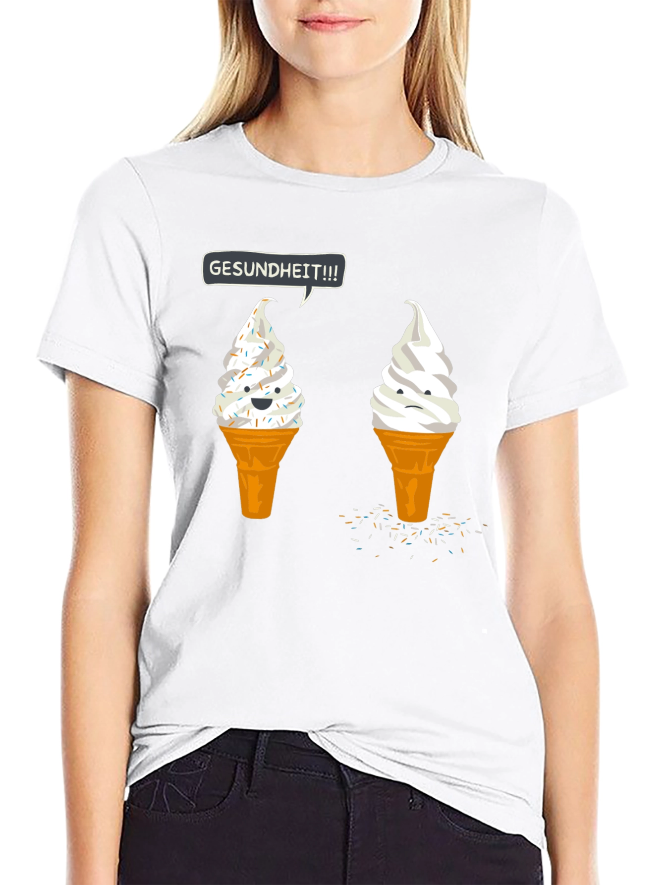 Gesundheit Ice Cream Graphic Tee