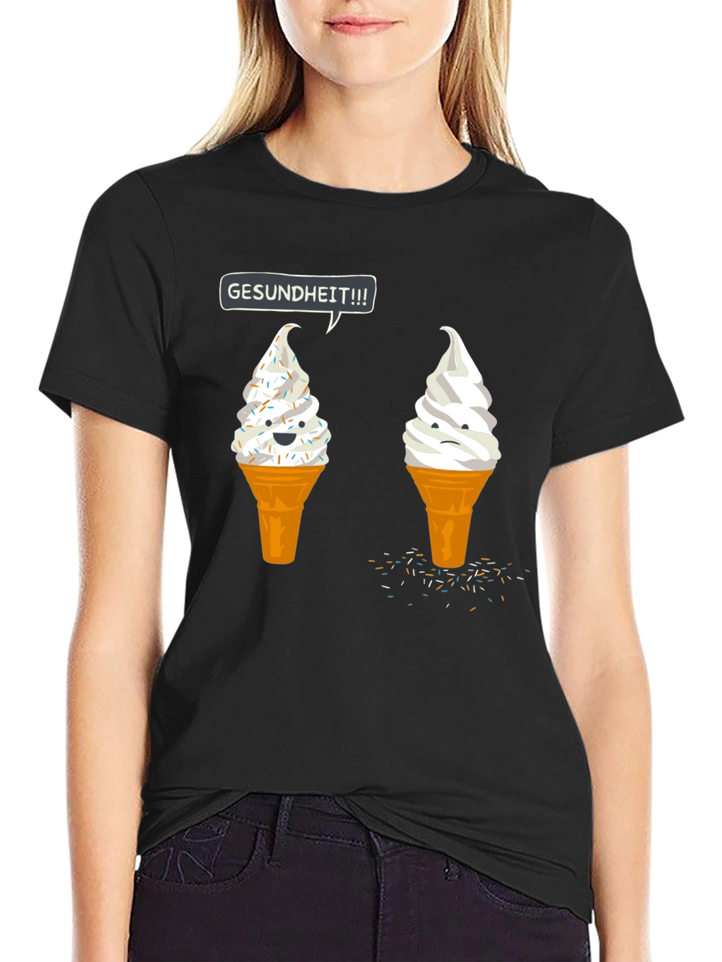 Gesundheit Ice Cream Graphic Tee