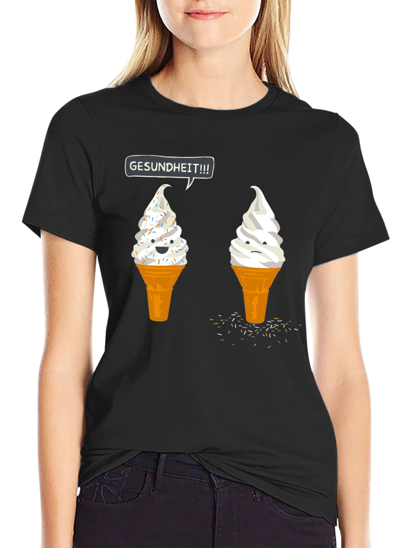 Gesundheit Ice Cream Graphic Tee