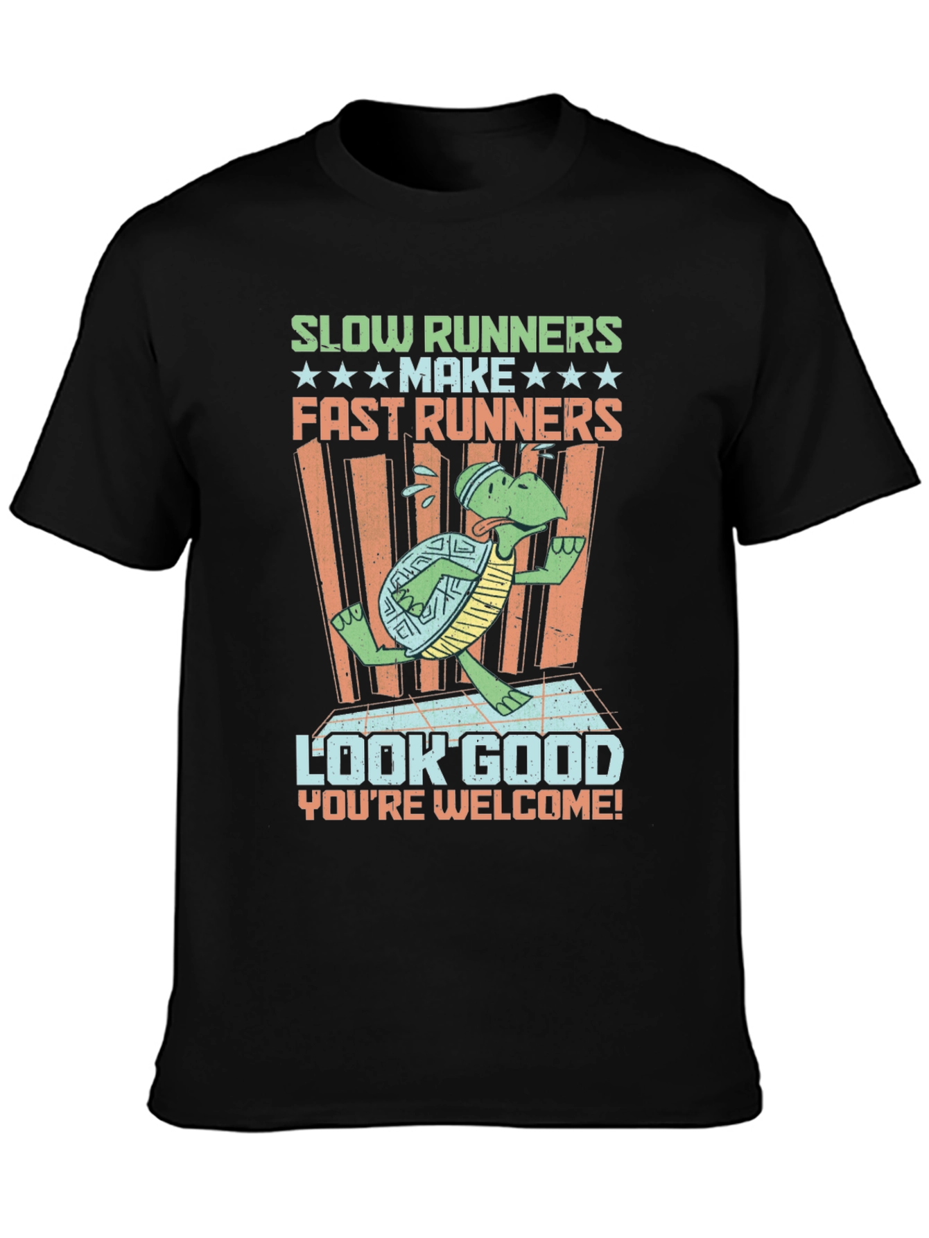 Funny Running Turtle T-Shirt - Slow Runners Make Fast Runners