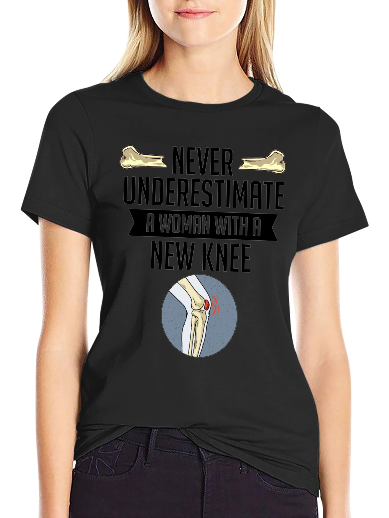 New Knee Woman Graphic Tee