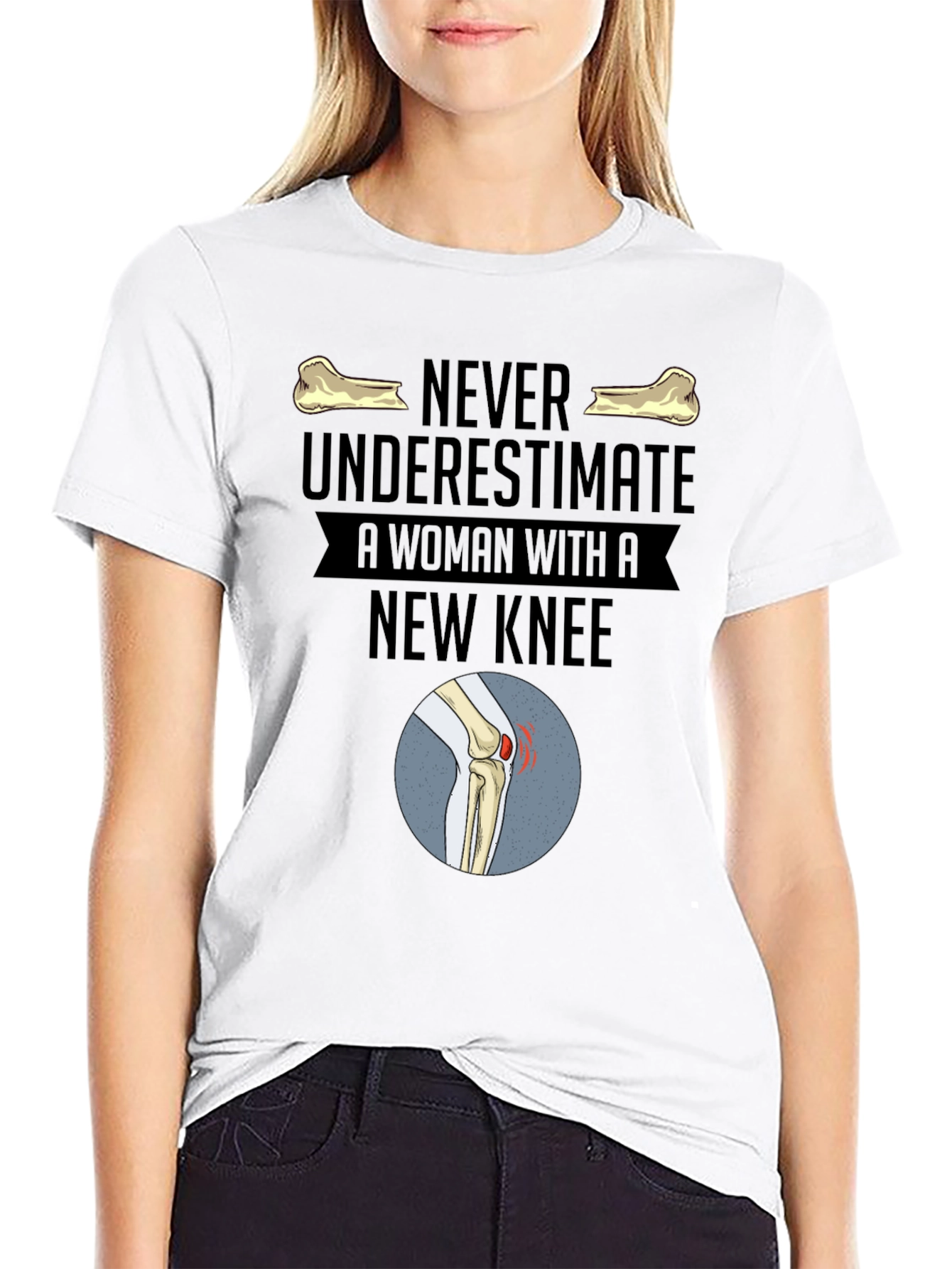 New Knee Woman Graphic Tee