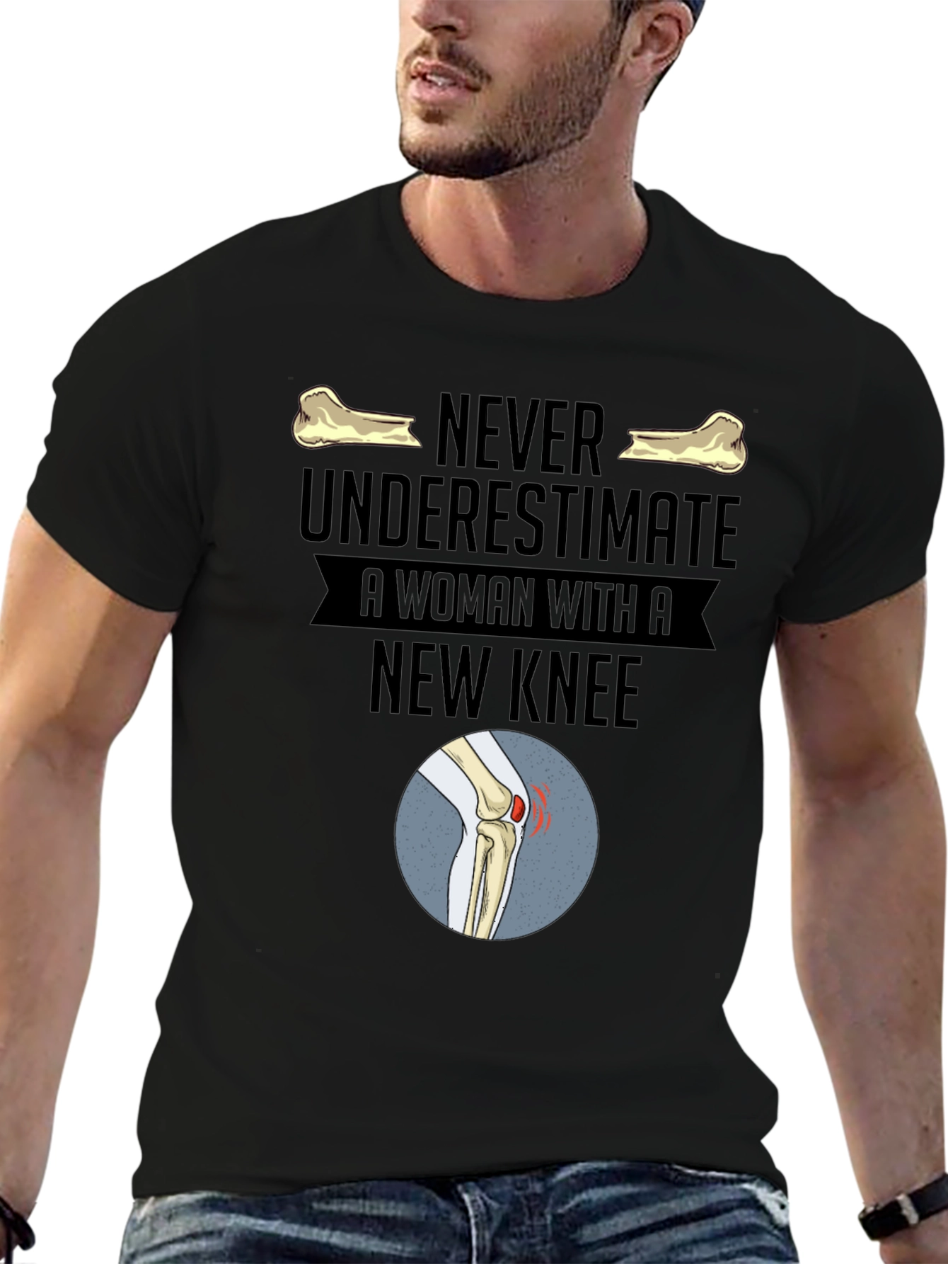 New Knee Woman Graphic Tee