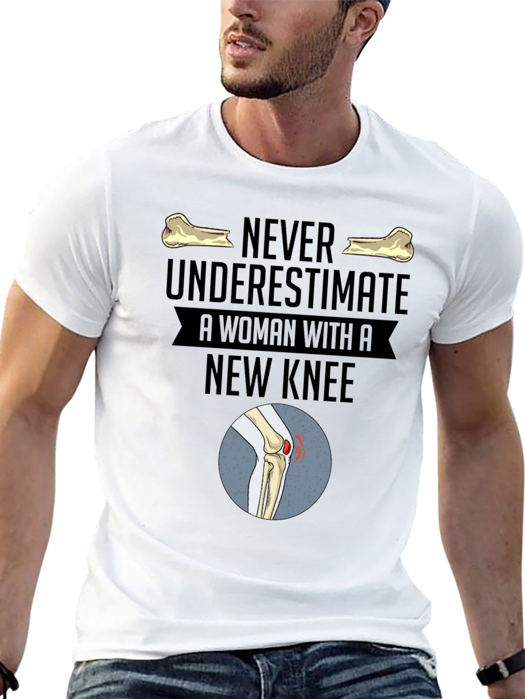 New Knee Woman Graphic Tee