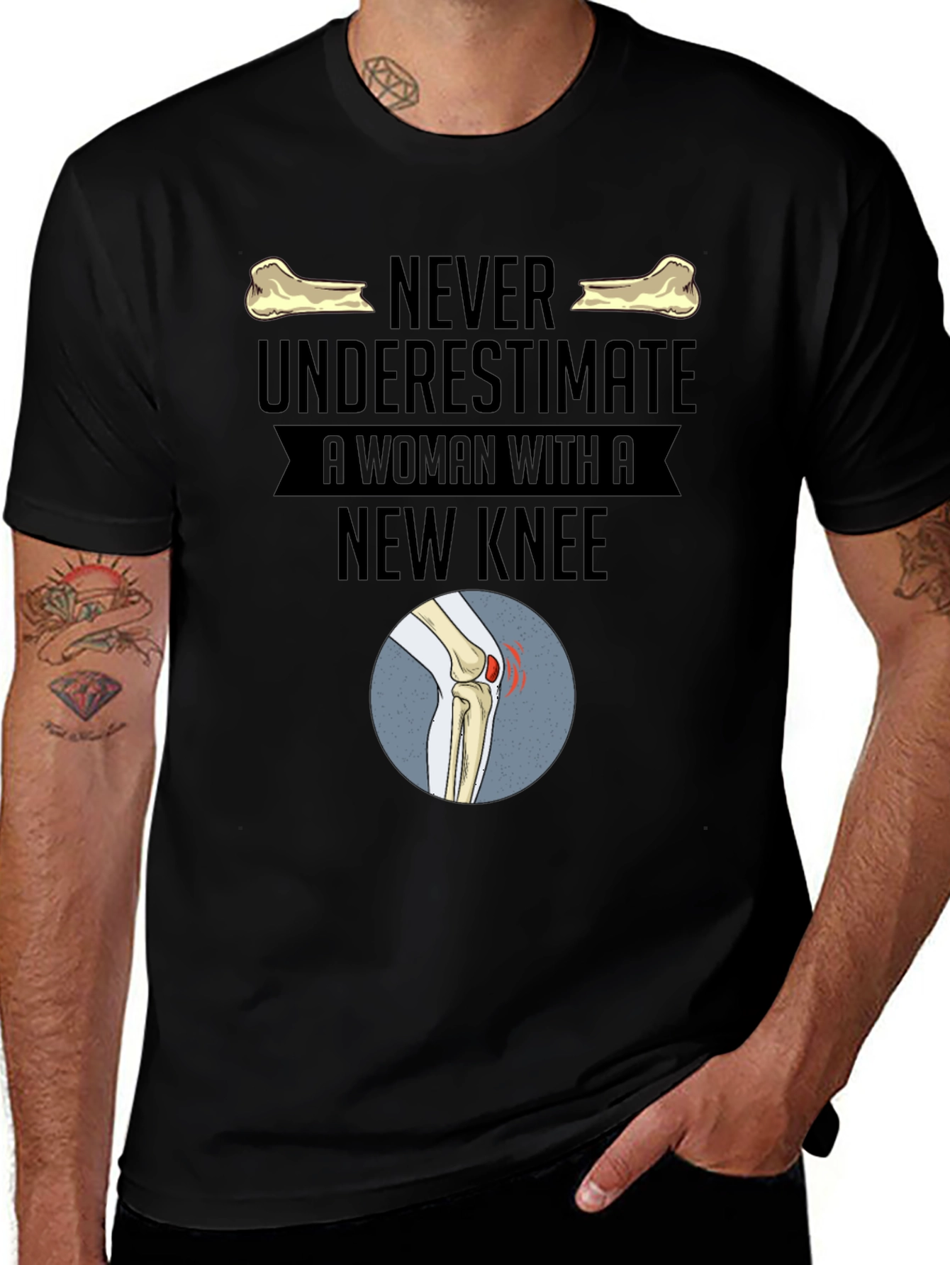 New Knee Woman Graphic Tee