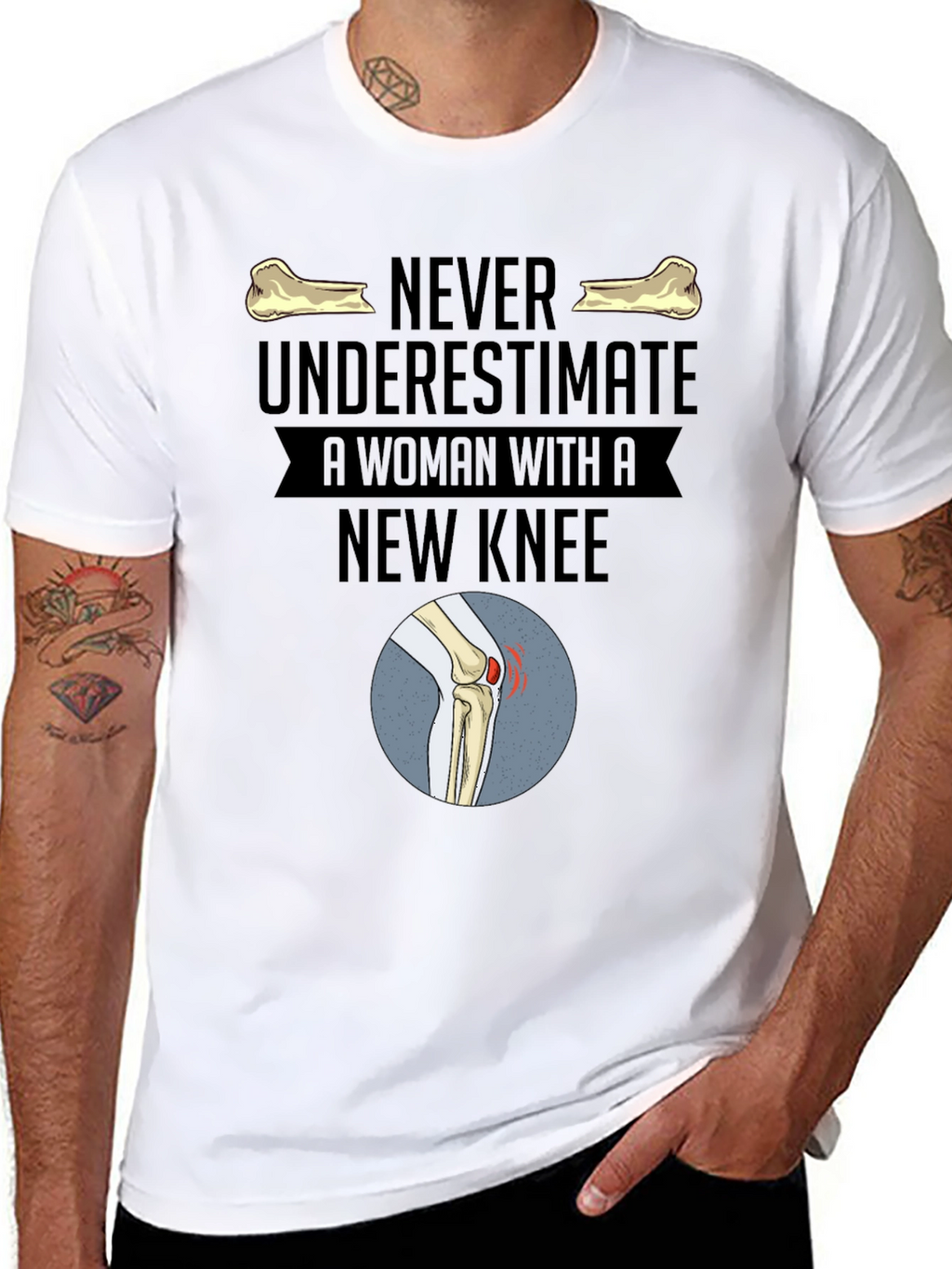 New Knee Woman Graphic Tee