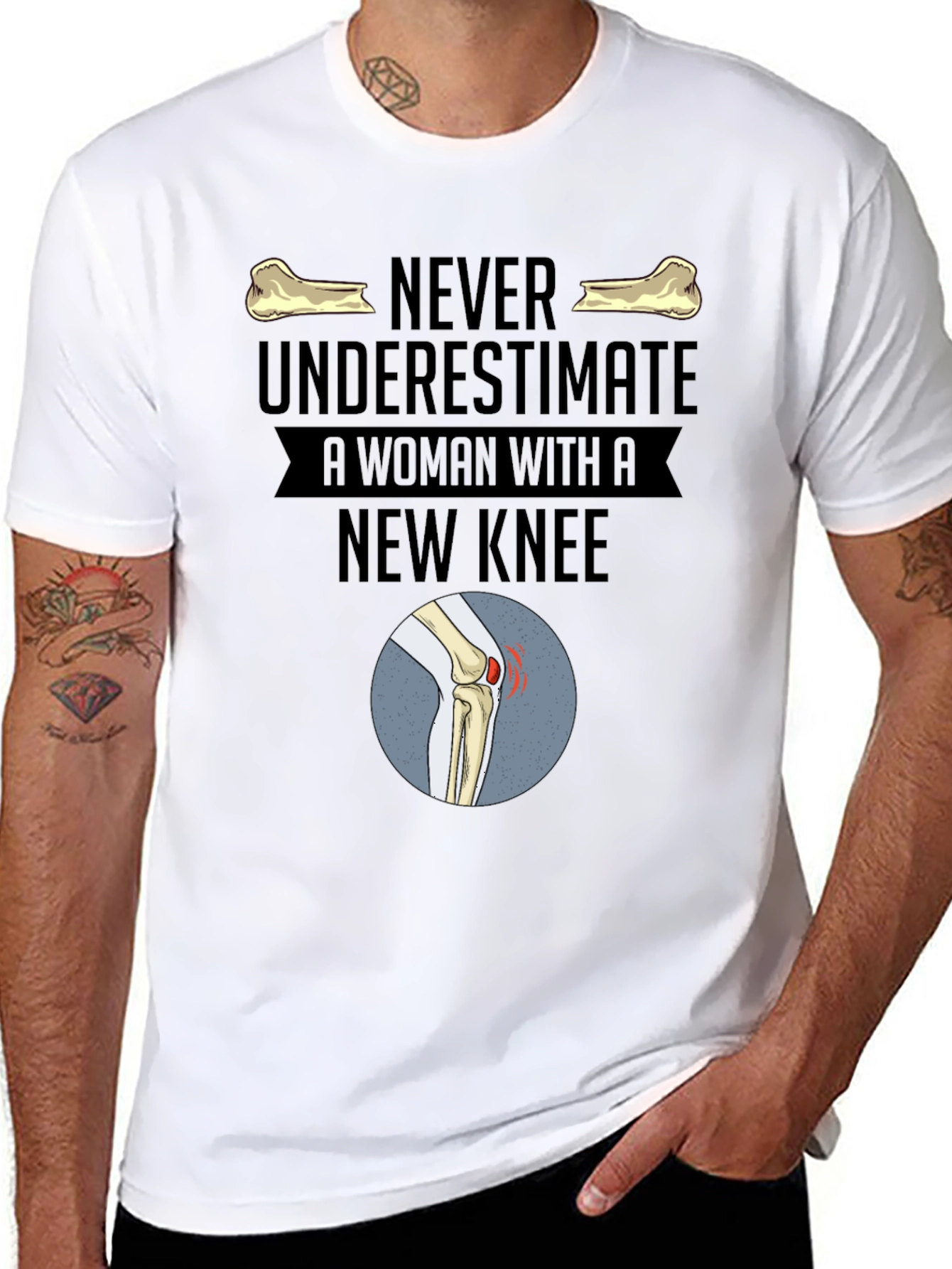 New Knee Woman Graphic Tee