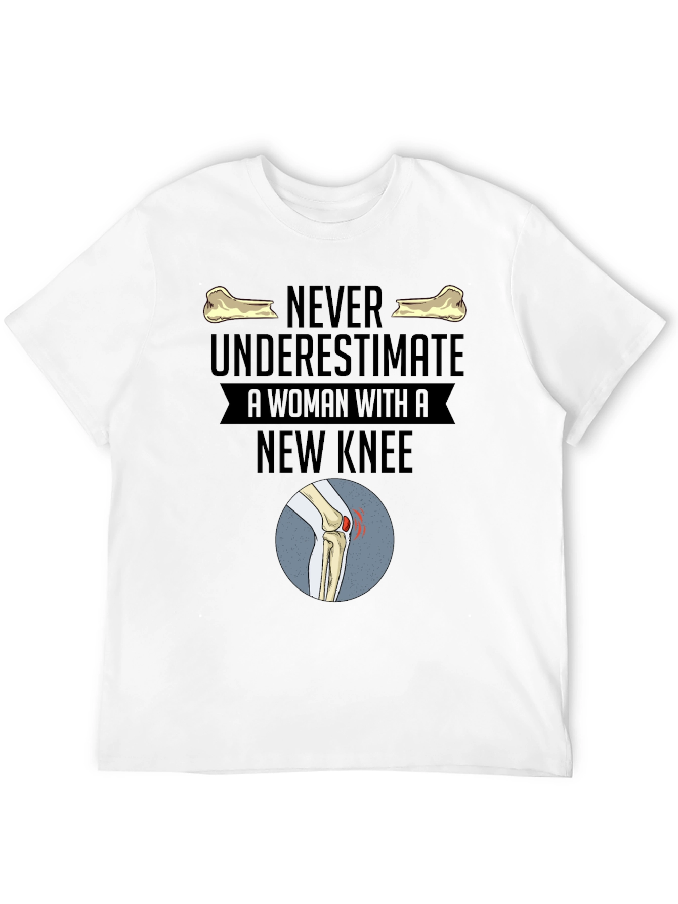 New Knee Woman Graphic Tee