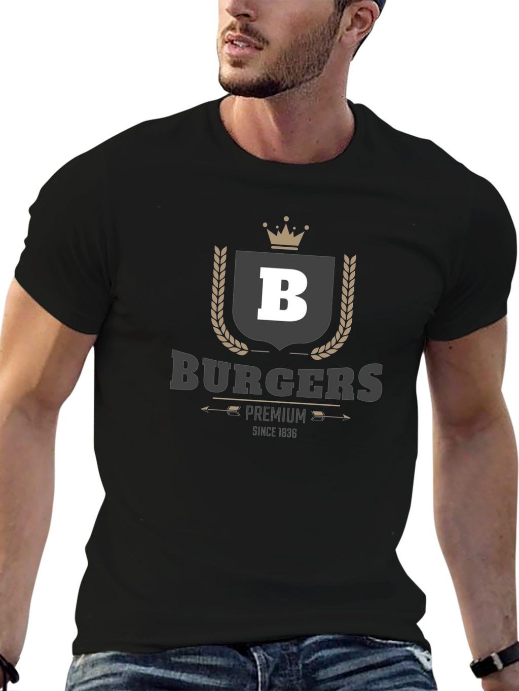 Burgers Premium T-Shirt - Black