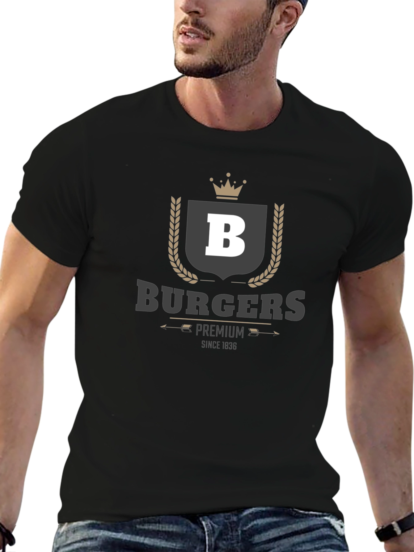 Burgers Premium T-Shirt - Black
