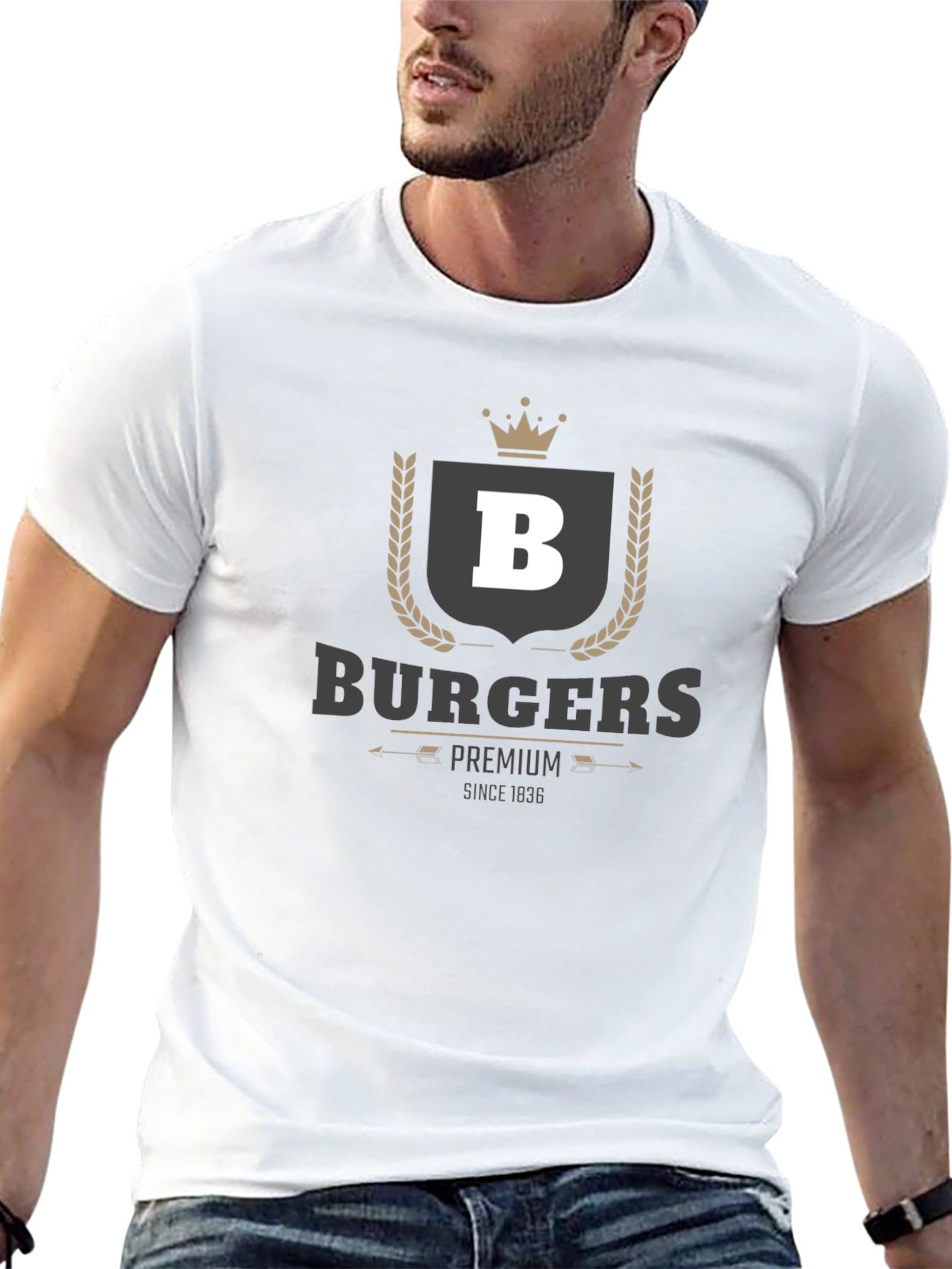 Burgers Premium T-Shirt - Black