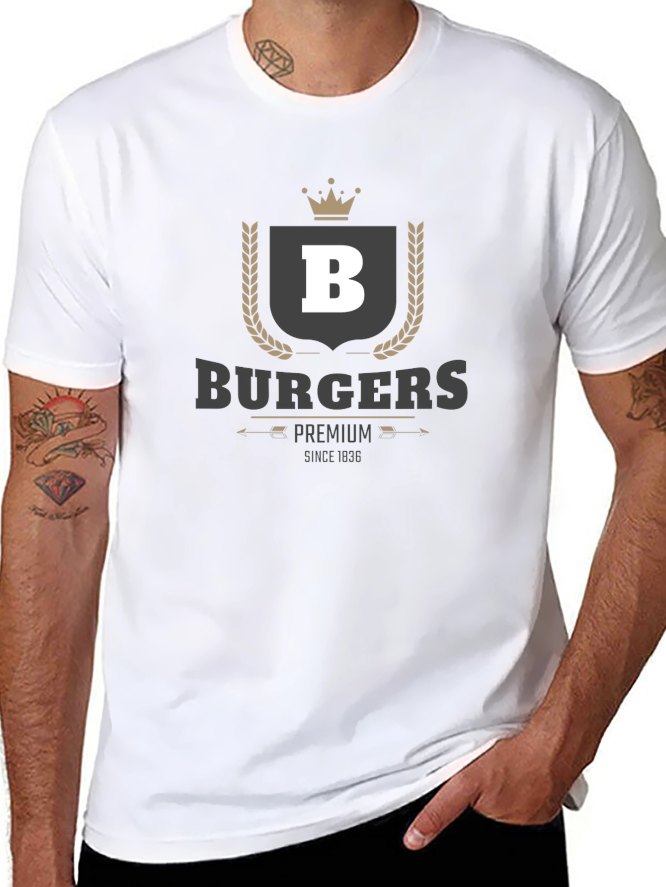 Burgers Premium T-Shirt - Black