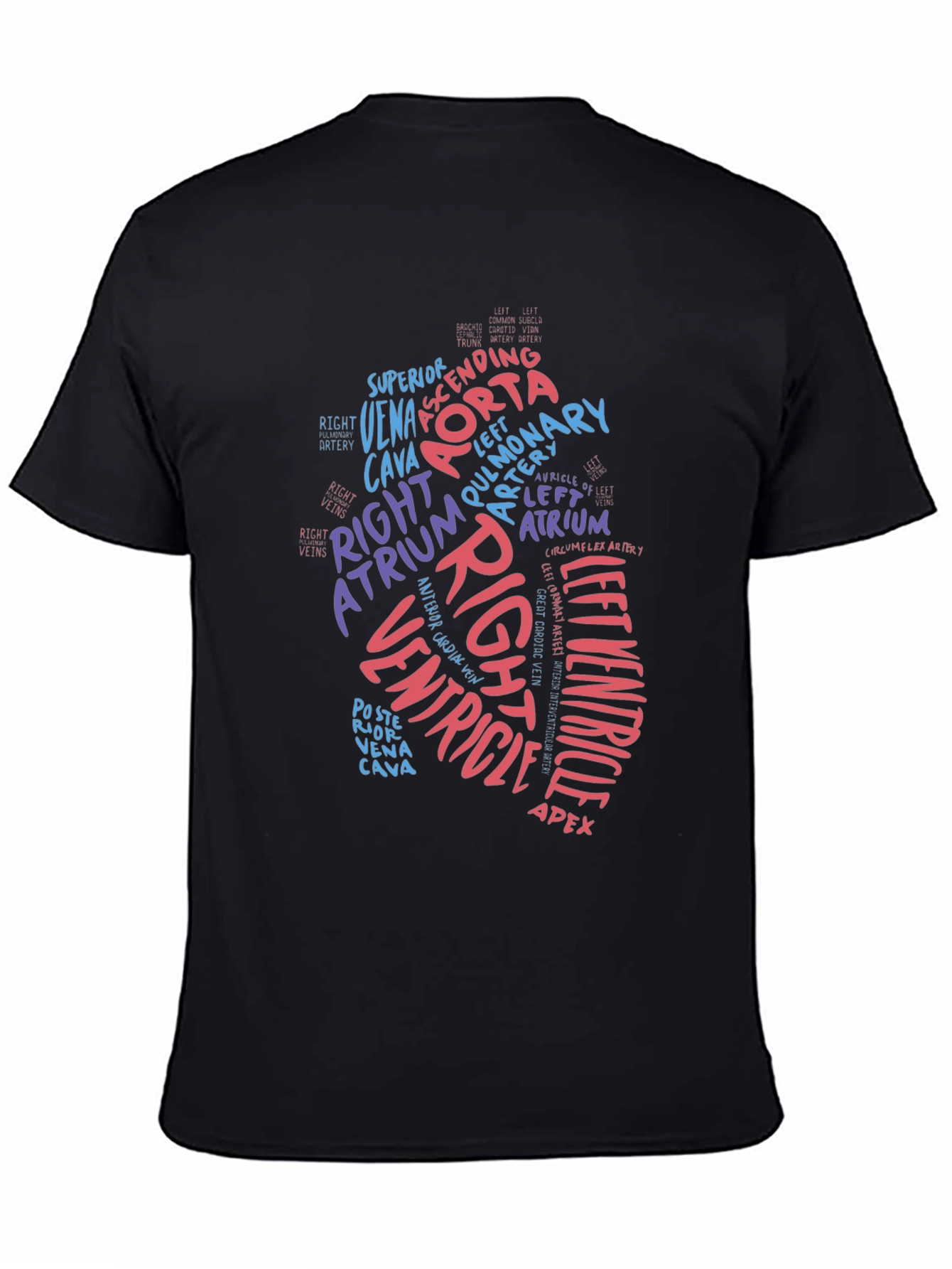 Anatomical Heart Word Art T-Shirt