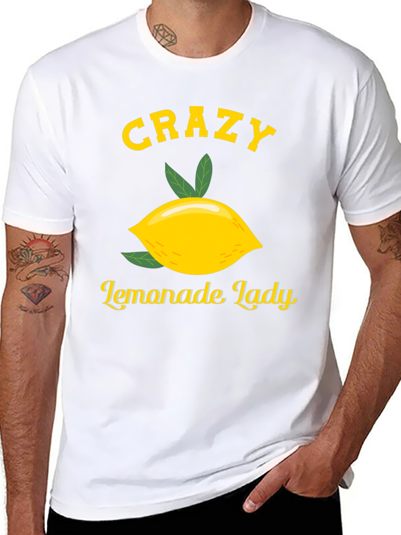Crazy Lemonade Lady T-Shirt - Black